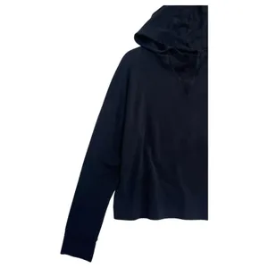 Beyond Yoga Hoodie Womens Medium Black Cropped Pullover Sweatshirt Modal USA thumbnail 5