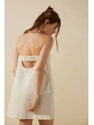 Free People Free-est Essentially the Best Cotton-Linen Mini Dress thumbnail 3