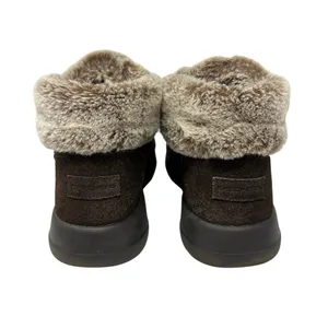 Skechers Slip On On-the-Go Joy Water Repellent Suede Boots with Faux Fur Trim 10 thumbnail 2