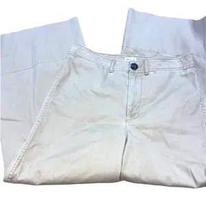 Madewell size 27 tan wide leg crop pants thumbnail 4