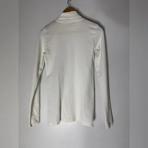 Athleta‎ White Swiftly Turtleneck Long Sleev Top Size M thumbnail 2