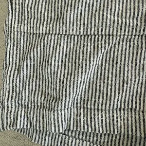 2 pair J Crew Loft Linen Blend Shorts Blue Stripe Bird M thumbnail 3