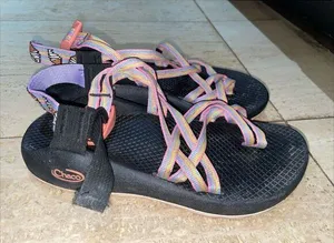 Chaco Classic ZX/2 Ice Cream Pink Pastel Double Strap Toe Sandals Women's Sz 6‎ thumbnail 1