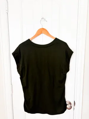 Frame Easy V-Neck Tee Dark Green Size Large thumbnail 4