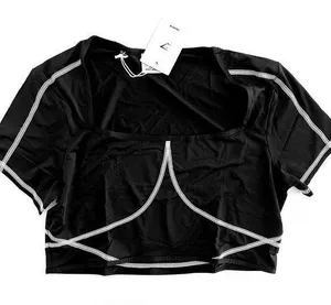 Gymshark XL Stitch Feature Crop Top thumbnail 1