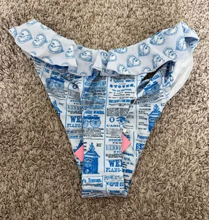 Strawberry Milk Mob Swimsuit Bottom Blue Size M thumbnail 1