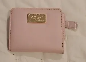 NWOT Betsey Johnson Luv Betsey wallet in Blush color 4 X 3.5 thumbnail 1