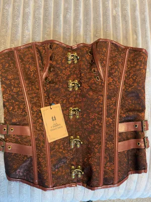 Halloween Costume: Steam punk/pirate corset adjustable thumbnail 2