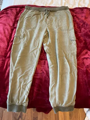 American Eagle Green Cargo Pants thumbnail 1