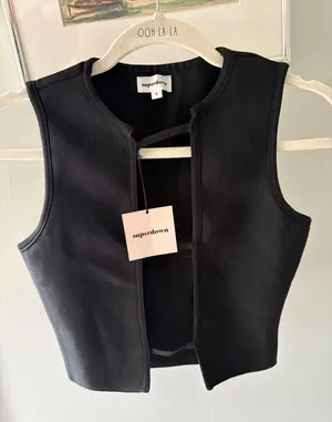 superdown Black Tank Top thumbnail 5