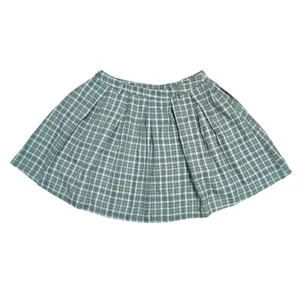 Hot Topic Sweet Society Sage Green Plaid Chain Skirt Womens Large thumbnail 2