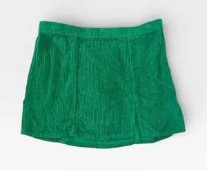 AERIE Women's Green Corduroy Pull On Skirt Size XS thumbnail 1