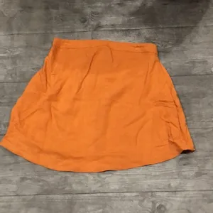Ecote burnt orange short pull on skirt thumbnail 3