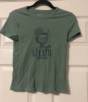 Green American Eagle Top thumbnail 1