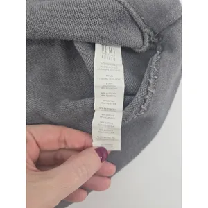 Fabletics Hoodie Womens Medium Demi Lovato LS1827882 Gray Cropped EUC thumbnail 5