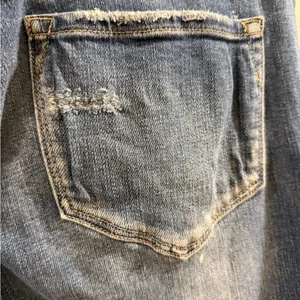 KanCan Distressed Mom Fit Blue Boot Cut Jeans thumbnail 9