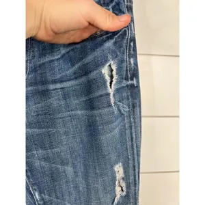 7 For All Mankind Medium Wash Distressed Bootcut Jeans Size 29 7.5" Low Rise thumbnail 6