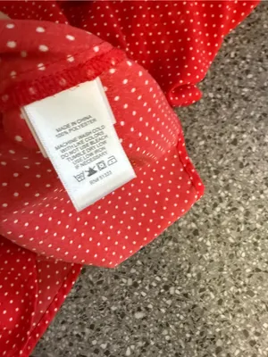 CeCe Red Polka Dot Blouse thumbnail 6
