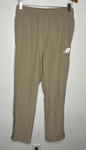 New balance tan activewear pants casual neutral women's size large‎ athletic thumbnail 1