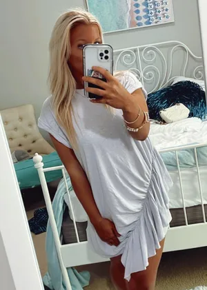 Current/Elliott Lavender Mini Dress thumbnail 3