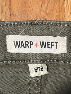 Warp + Weft Gray Star-Print Wide Leg Jeans thumbnail 4