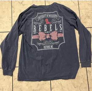 University of Mississippi Ole Miss Rebels Women’s Long Sleeve Shirt M thumbnail 2