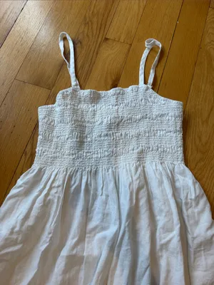 Universal Threads White Smocked Mini Sundress - Size Small - C1-319 thumbnail 2