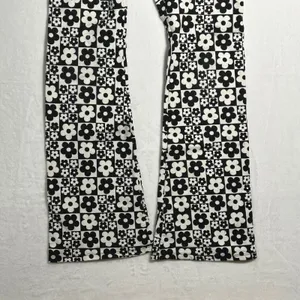 Wild Fable Women's Black White Flower‎ Power Flare Pants Size S thumbnail 7