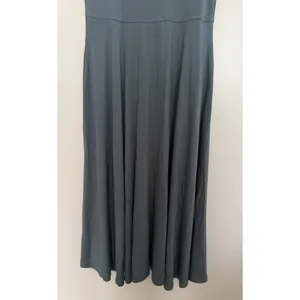 Quince Women Tencel Jersey Fit & Flare Dress Dark Olive Women's Size Medium thumbnail 5