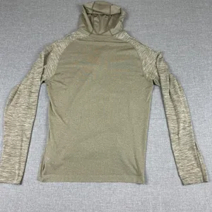 Lululemon Hoodie Mens L Green‎ 1/4 Zip Stretch Your Head Lightweight thumbnail 9