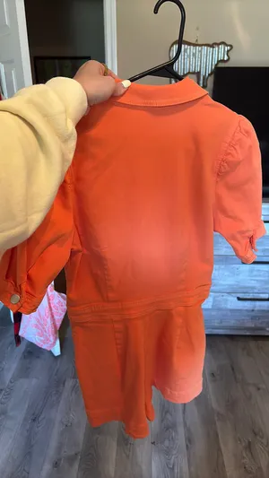 Orange romper day and moon Size M thumbnail 4