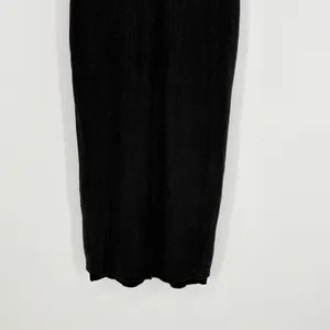 Marine‎ Layer Lexi Rib Mock Neck Midi Dress Womens XS Black Short Sleeve Slit thumbnail 12