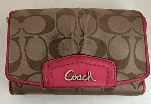 Coach | ladies Signature Jacquard clutch wallet thumbnail 1
