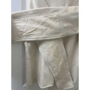 VTG Abercrombie & Fitch SWEATER Off-White Size L TURTLENECK Made in Hong Kong thumbnail 7