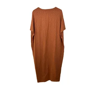 Free People FP Beach‎ Sun Shower Maxi Dress Womens Small Orange Copper Pockets thumbnail 9