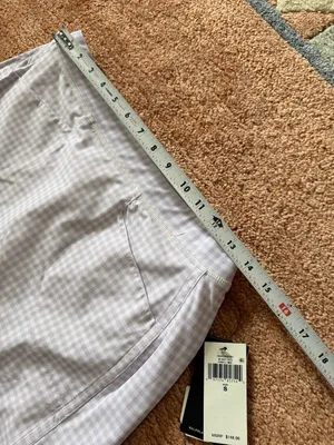 RLX Ralph Lauren Golf Gingham Skort S Purple White NWT thumbnail 8