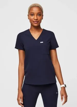 Figs navy Catarina top  thumbnail 1