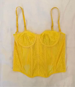 Yellow Corset Top thumbnail 1