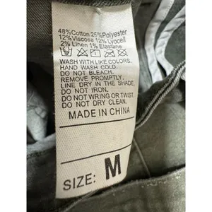 Womens High Rise Wide Leg Utility Pants 24x29 Faded‎ Olive Green Size M Gorpcore thumbnail 3