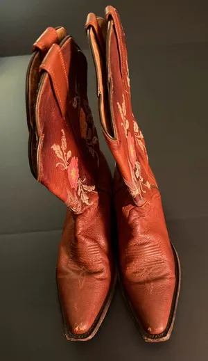 J.B. Dillon Women’s Western Embroidered Boots in Rust size 7-1/2 thumbnail 1