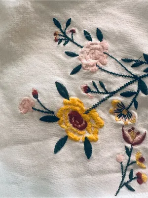 Blu Pepper Vintage High Waisted Embroidered Cutoff Shorts thumbnail 5