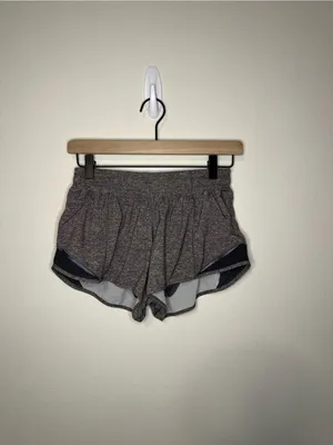 Lululemon Hotty Hot Short 2.5" Heather Lux Multi Black Heather Black W7ATIR Sz 6 thumbnail 3