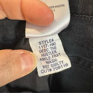 Mother The Hustler Ankle Fray Jeans in Not Guilty Wash‎ Size 30 thumbnail 8