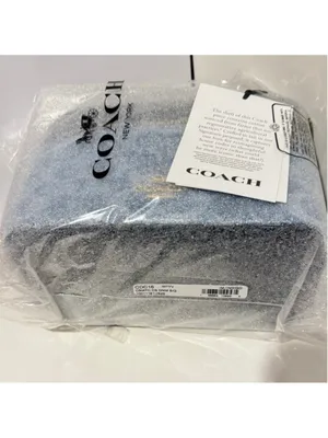 NEW Coach Signature Denim Cosmetic Case with Mirror – NWT | CDC16 thumbnail 5