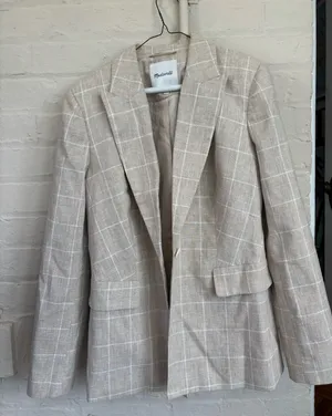 Madewell Linen Blazer thumbnail 1