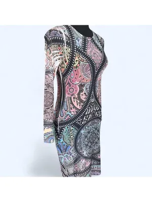 Vintage Y2K boho fairycore sheer mesh bodycon mini dress size small 💖 thumbnail 2