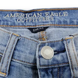 American Eagle Outfitters Stretch Mom Jeans Size 4 Destroyed Ripped Torn Distressed thumbnail 5