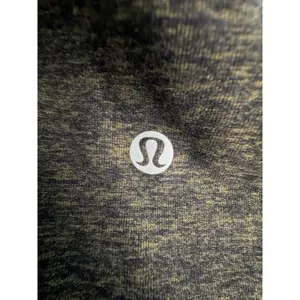 Lululemon Extra Mile Long Sleeve Shirt Sz 2 Cuffins Heathered Utilitarian #EE6-1 thumbnail 7