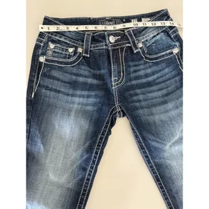 Miss Me Women's Embellished Bling Multicolor Signature Straight Dark Wash 27 thumbnail 9