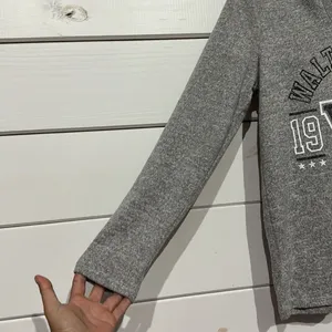 Walt Disney World Sweatshirt M Sequin Hooded Gray Silver Graphic Distressed thumbnail 6